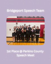 Bridgeport speech team wins Class C/D title at Perkins County meet