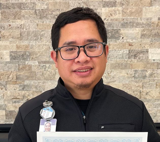 John Barrieta was awarded Kimball Health Services’ Employee of the Month for December.